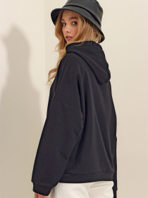 Худі Trend Alacati Stili Модель ALC-531-009/SiYAH Фото