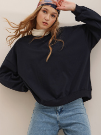 Світшот Trend Alacati Stili Модель ALC-669-001/LACiVERT Фото