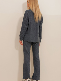 Повсякденний костюм Trend Alacati Stili модель ALC-796-001/Antrasit Фото