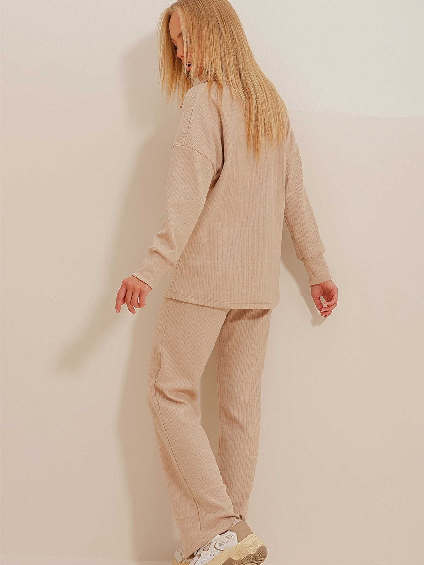 Костюм Trend Alacati Stili Модель ALC-796-001/Bej Фото