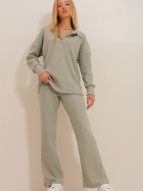 Повсякденний костюм Trend Alacati Stili модель ALC-796-001/Yesil Повсякденний костюм Trend Alacati Stili модель ALC-796-001/Yesil Фото