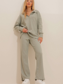 Повсякденний костюм Trend Alacati Stili модель ALC-796-001/Yesil Повсякденний костюм Trend Alacati Stili модель ALC-796-001/Yesil Фото