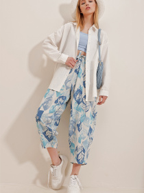 Сорочка повсякденна Trend Alacati Stili модель ALC-X10343/Ekru Фото