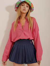 Рубашка повседневная Trend Alacati Stili модель ALC-X10343/Fusya Фото