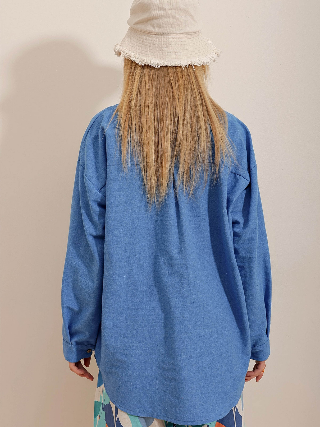 Рубашка повседневная Trend Alacati Stili модель ALC-X10343/Havaci Mavi Фото