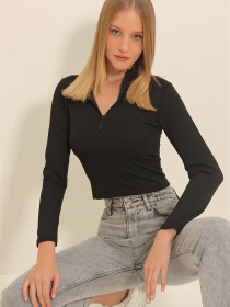 Кофта Trend Alacati Stili модель ALC-X11315/SiYAH Фото