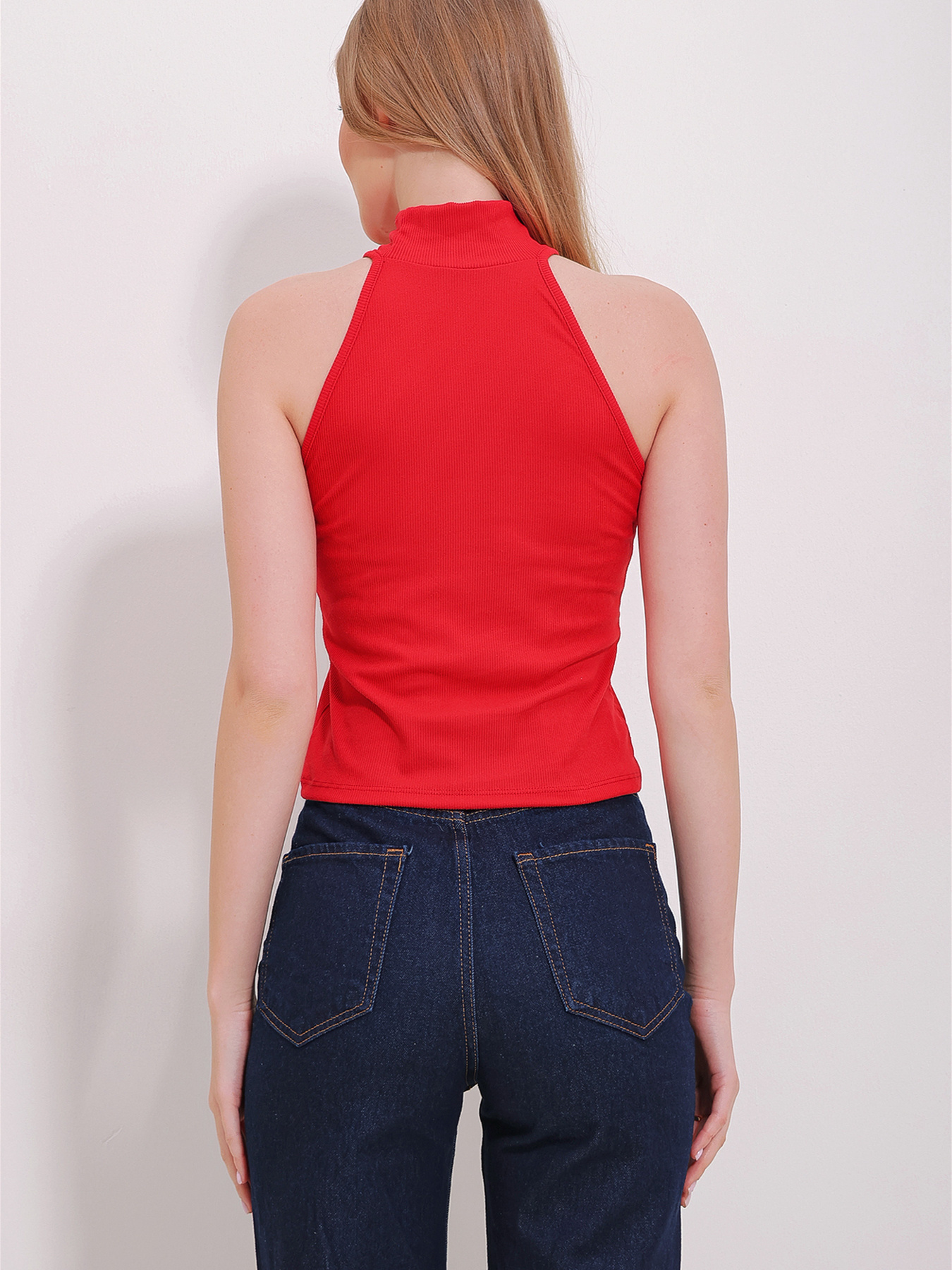 Топ Trend Alacati Stili модель ALC-X11497/KiRMiZi Фото