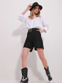 Повседневные шорты Trend Alacati Stili модель ALC-X11501/SiYAH Фото