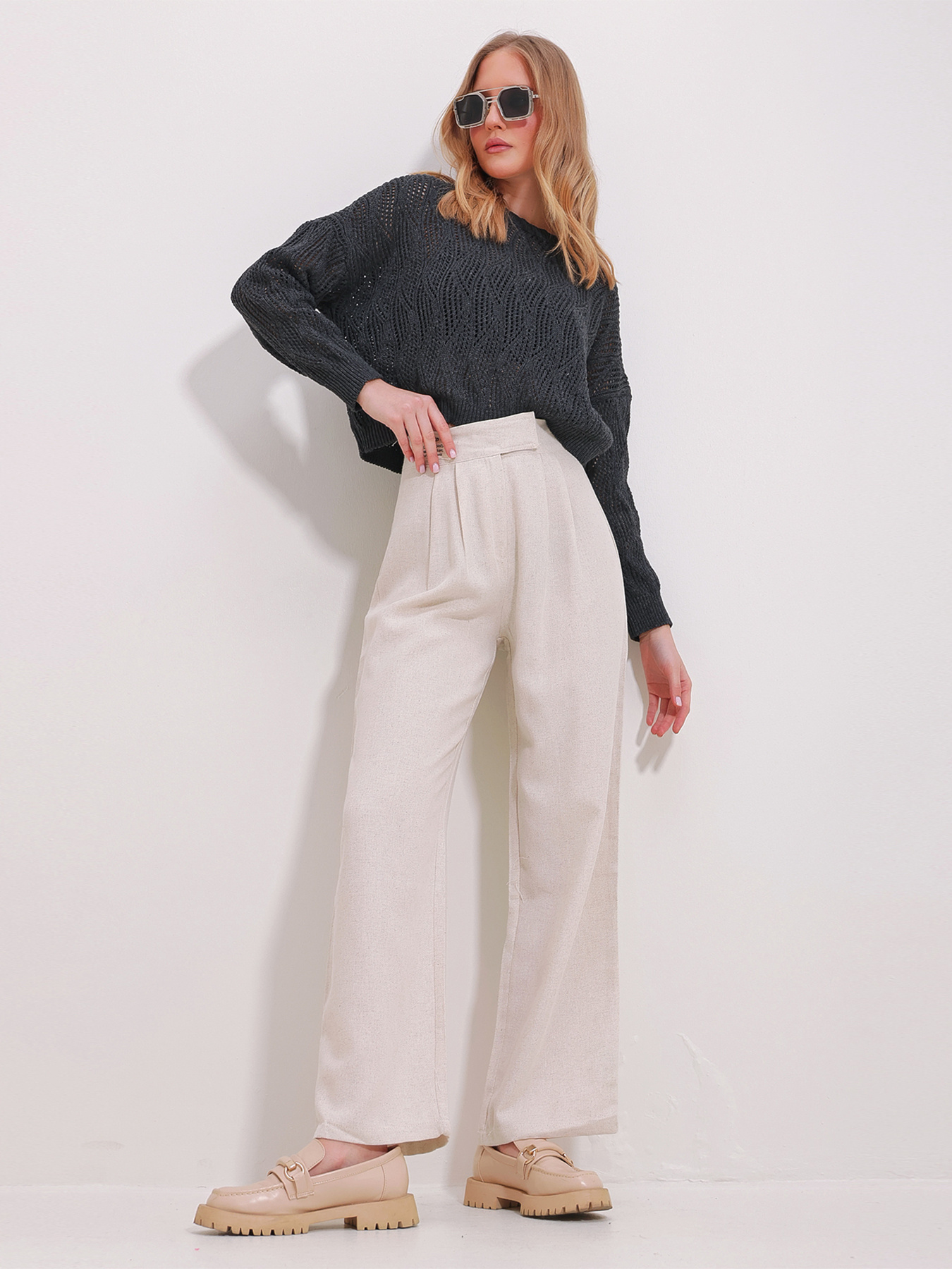 Палаццо Trend Alacati Stili модель ALC-X11505/ACiK BEJ Фото