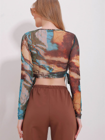 Топ Trend Alacati Stili модель ALC-X11528/KAHVE Фото