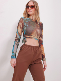 Топ Trend Alacati Stili модель ALC-X11528/KAHVE Фото