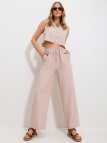 Повсякденний костюм Trend Alacati Stili модель ALC-X11738/BEJ Фото