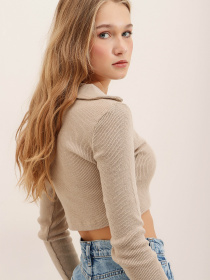 Джемпер Trend Alacati Stili Модель ALC-X7322/BEJ Фото