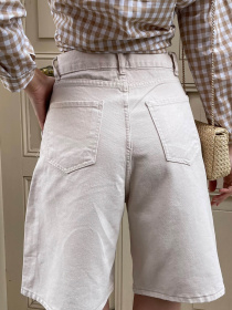 Джинсовые шорты Trend Alacati Stili модель ALC-X8174/BEJ Джинсовые шорты Trend Alacati Stili модель ALC-X8174/BEJ Фото