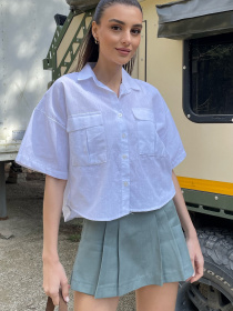 Рубашка Trend Alacati Stili модель ALC-X9991/Beyaz Фото