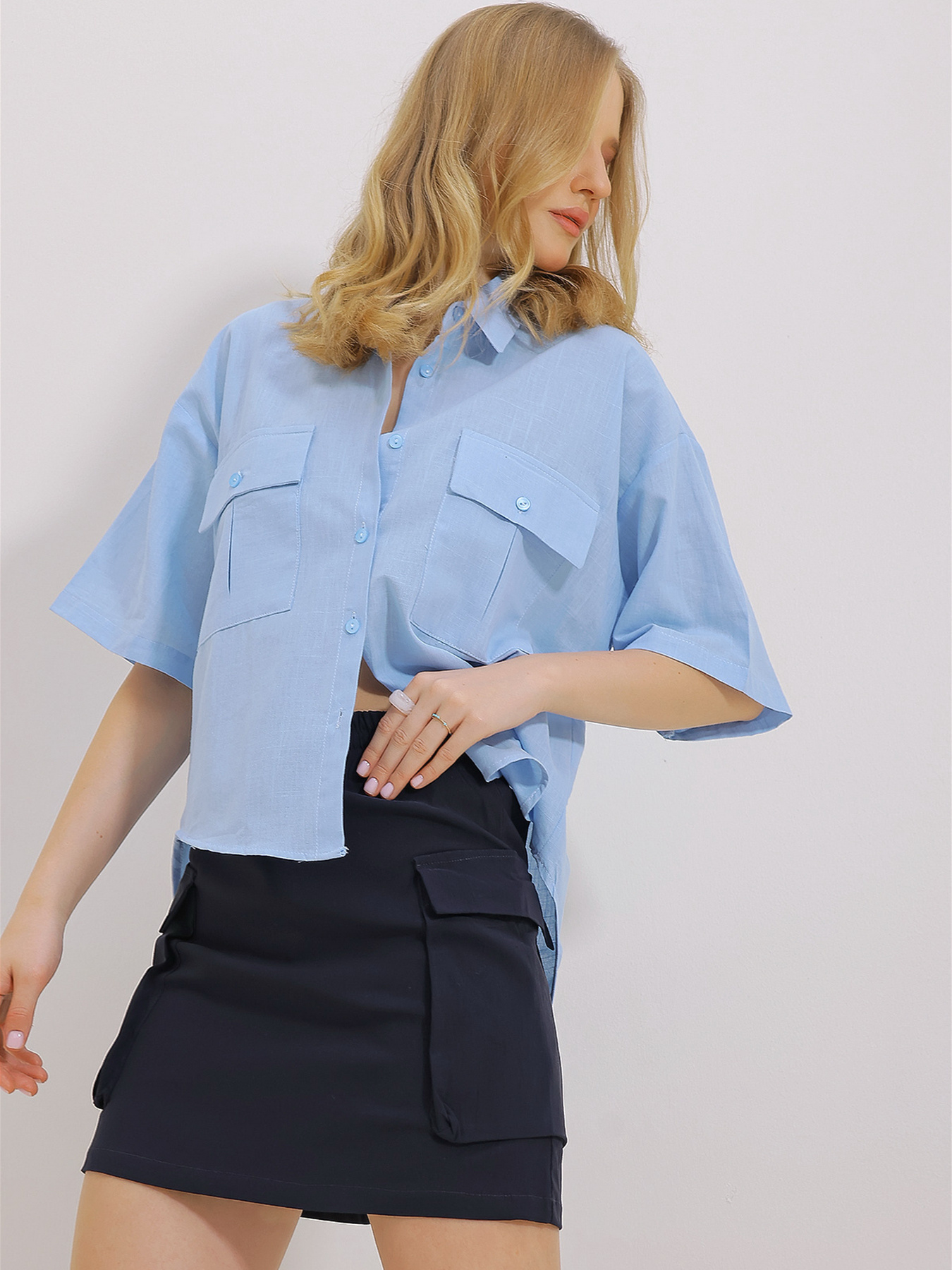 Рубашка Trend Alacati Stili модель ALC-X9991/MAVi Фото