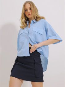 Рубашка повседневная Trend Alacati Stili модель ALC-X9991/MAVi Фото