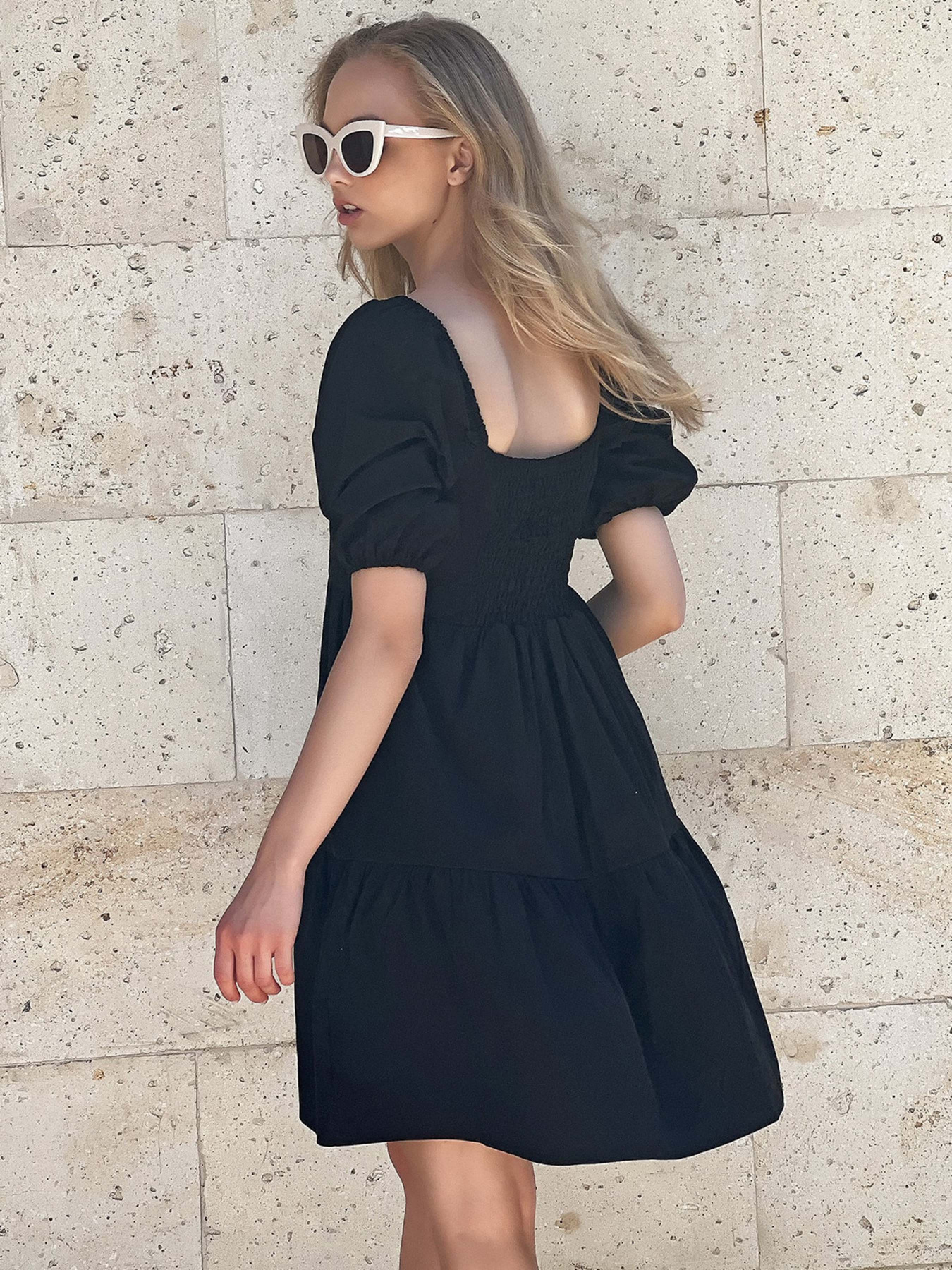 Платье мини Trend Alacati Stili модель ALC-X8547/Siyah Фото