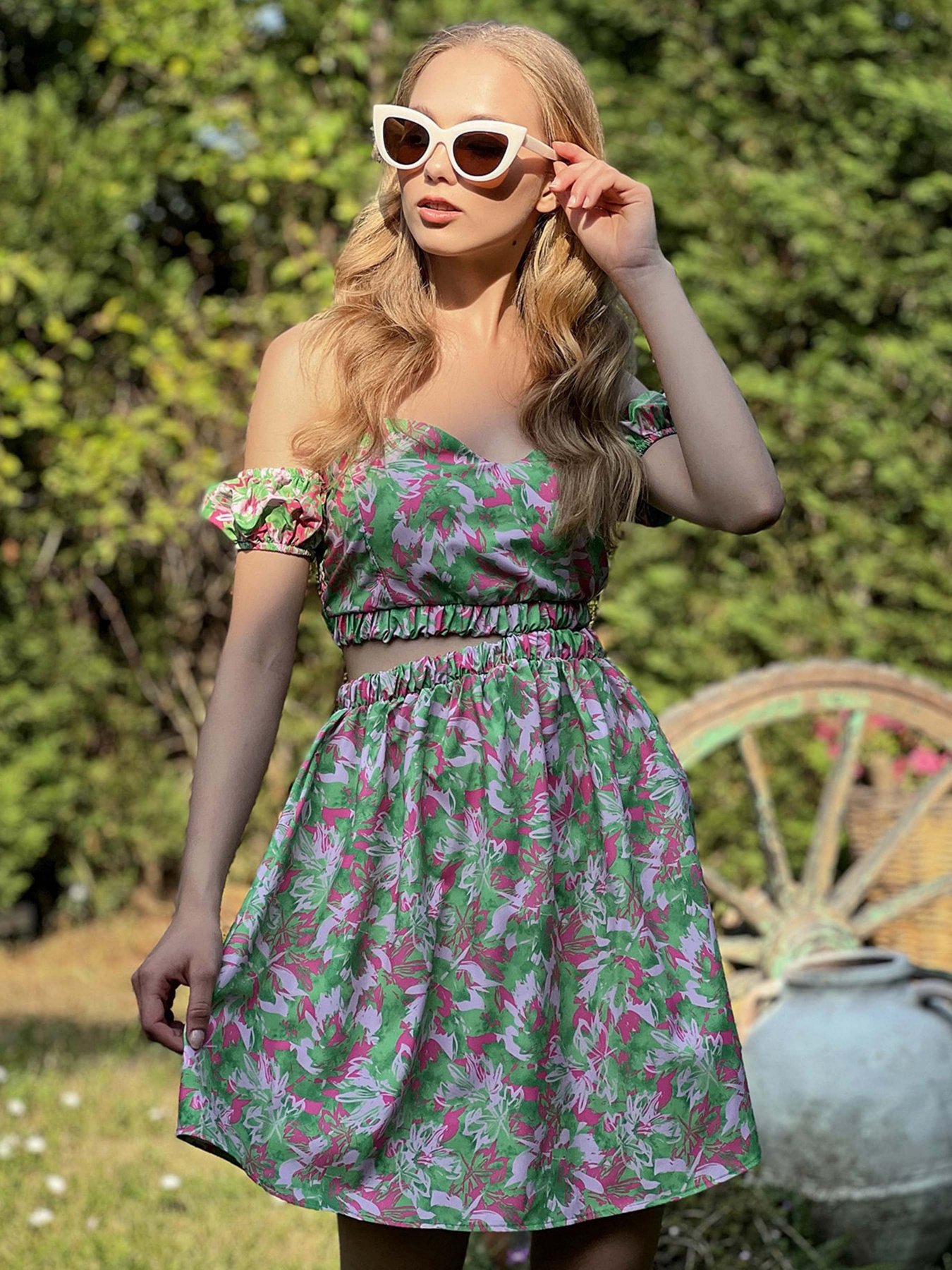 Платье мини Trend Alacati Stili модель ALC-X8879/Yesil Фото