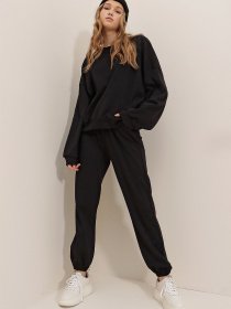 Повсякденний костюм Trend Alacati Stili модель ALC-507-669-001/Siyah Фото