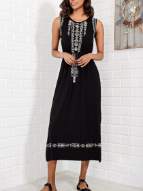 Платье миди Trend Alacati Stili модель ALC-6564SIYAH Фото