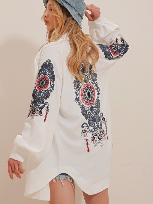 Сорочка Trend Alacati Stili Модель ALC-X10026BEYAZ Фото