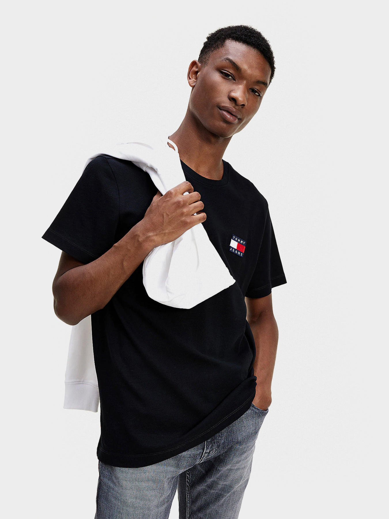 Футболки и поло Tommy Hilfiger BADGE модель DM0DM06595-BDS Фото