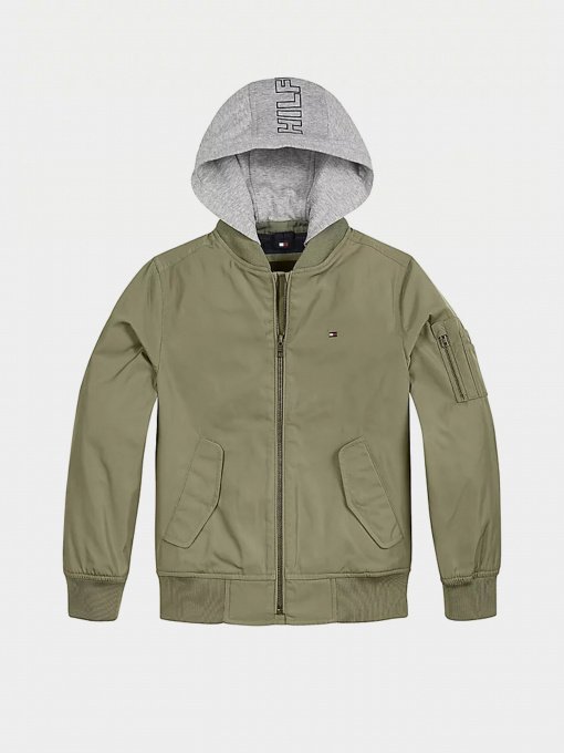 Демісезонна куртка Tommy Hilfiger модель KB0KB06449-PMO Фото