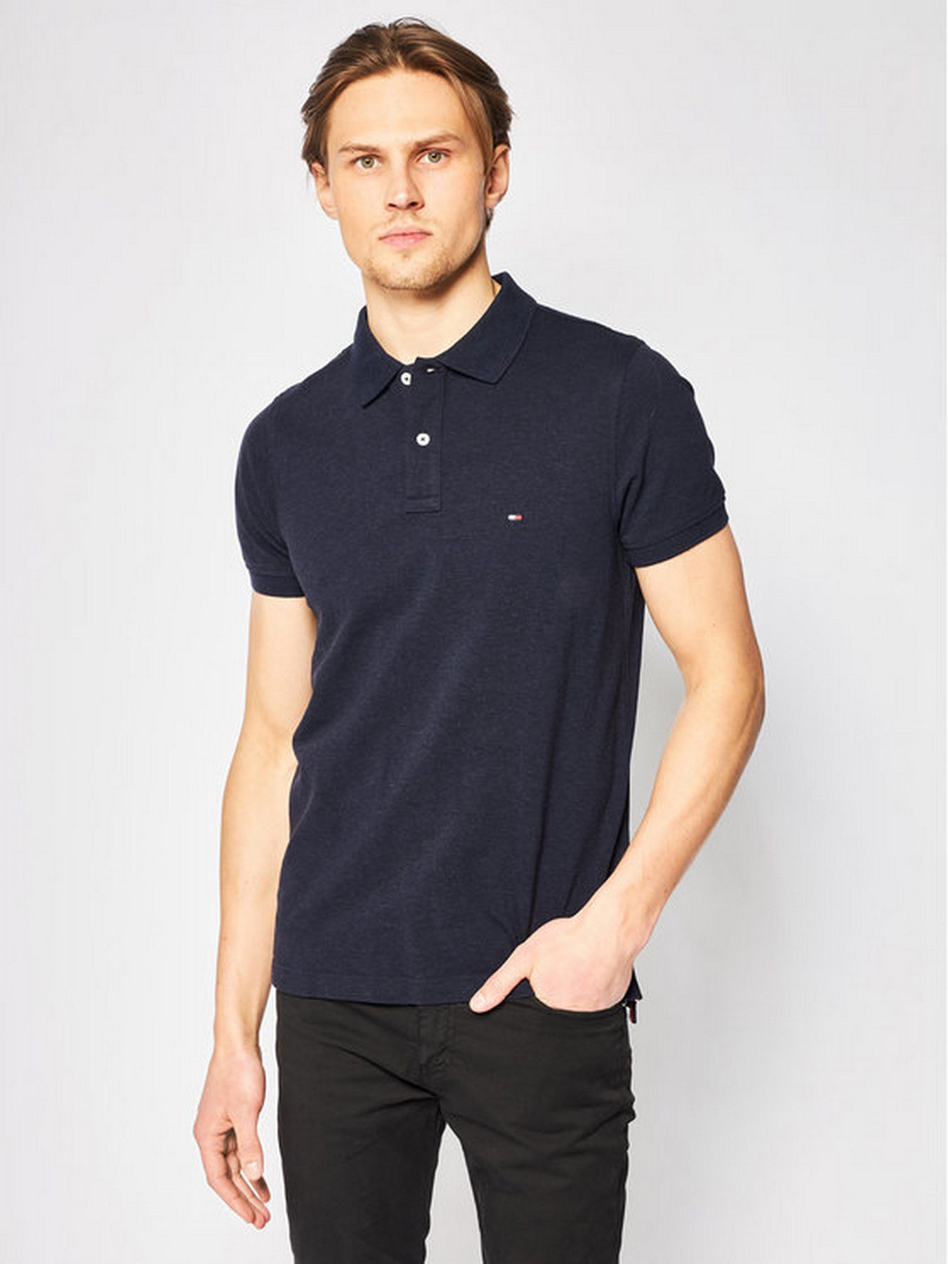Поло Tommy Hilfiger модель MW0MW13083-DU9 Фото