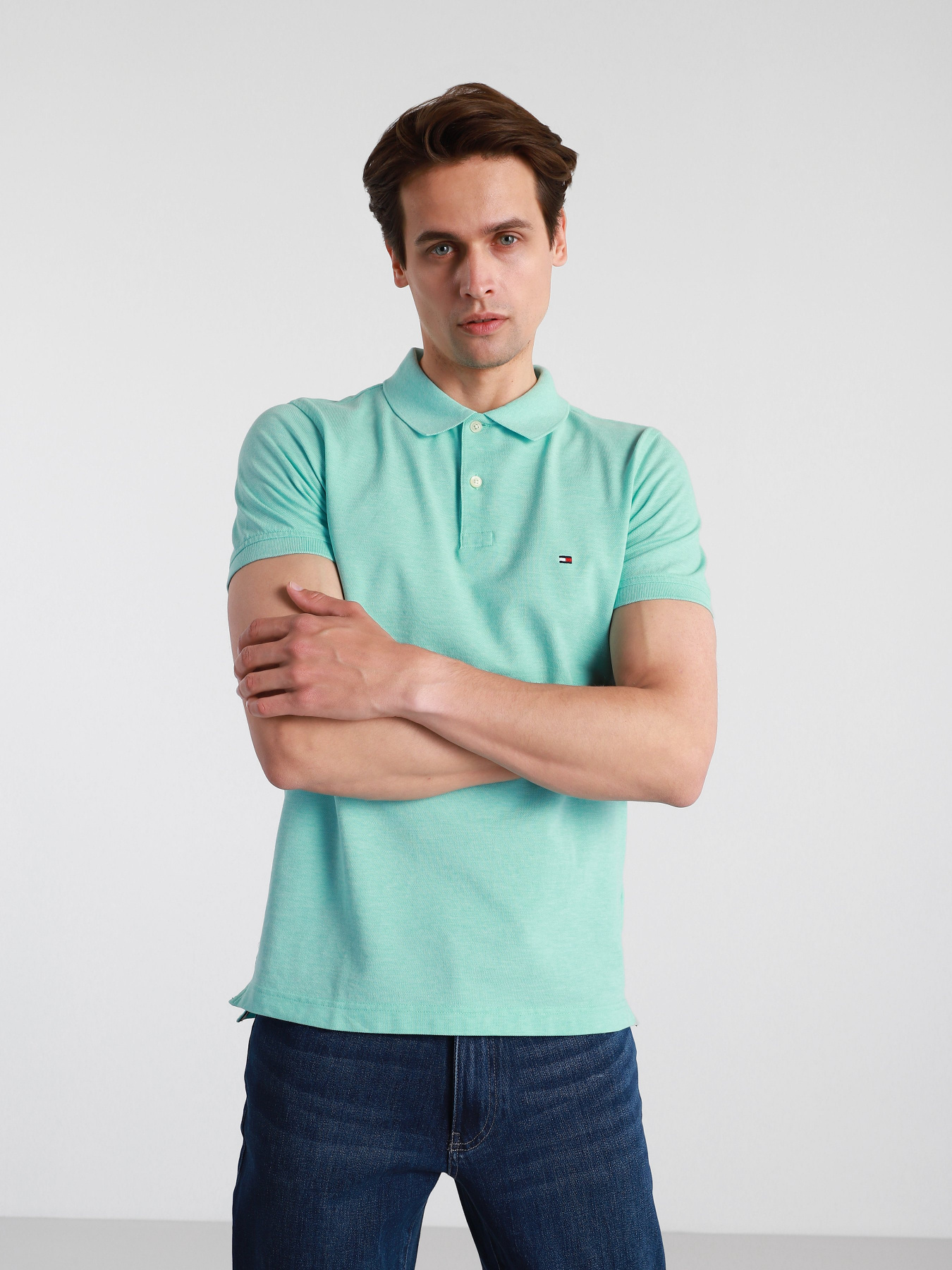 Поло Tommy Hilfiger модель MW0MW13083-MQ4 Фото