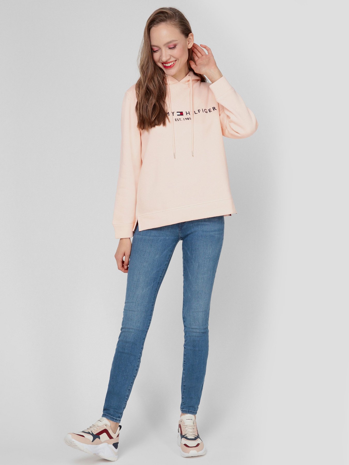 Худи Tommy Hilfiger модель WW0WW26410-TQS Худи Tommy Hilfiger модель WW0WW26410-TQS Фото