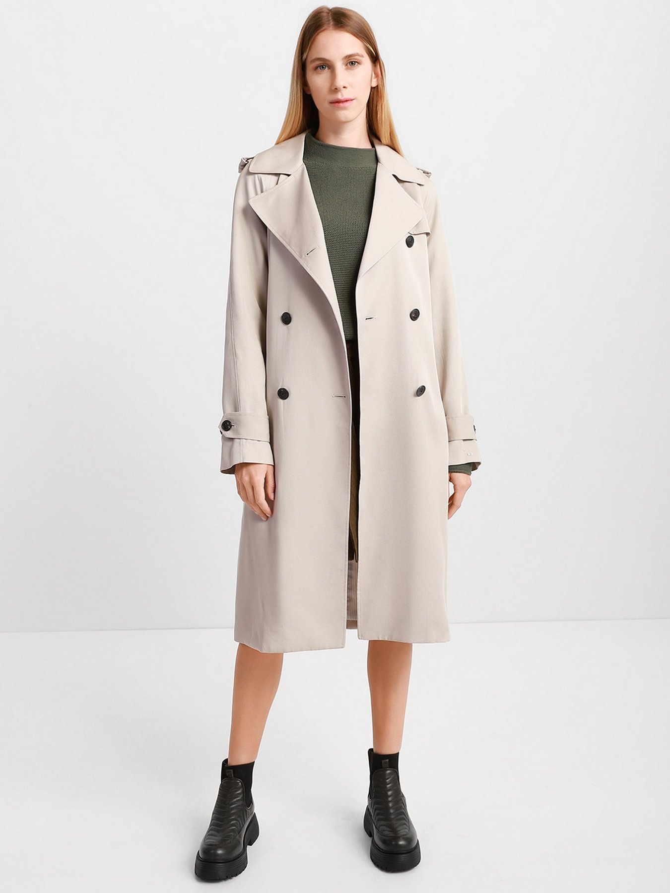 Тренч Tommy Hilfiger модель WW0WW30169-AF1 Фото