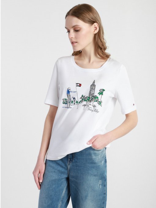 Футболки и поло Tommy Hilfiger модель WW0WW30388-YBR Фото