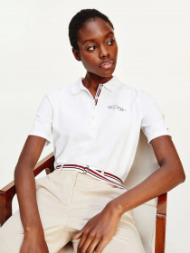 Поло Tommy Hilfiger модель WW0WW30398-YBR Фото