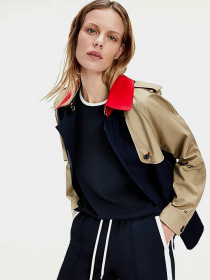 Спортивні штани Tommy Hilfiger CREPE модель WW0WW30672-0YD Спортивні штани Tommy Hilfiger CREPE модель WW0WW30672-0YD Фото