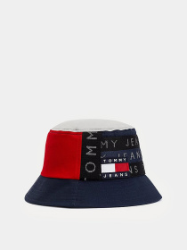 Панама Tommy Hilfiger Badge Repeat Logo модель AM0AM07534-0GY Фото