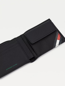 Кошелек Tommy Hilfiger Logo Card Coin Bifold модель AM0AM07603-BDS Фото