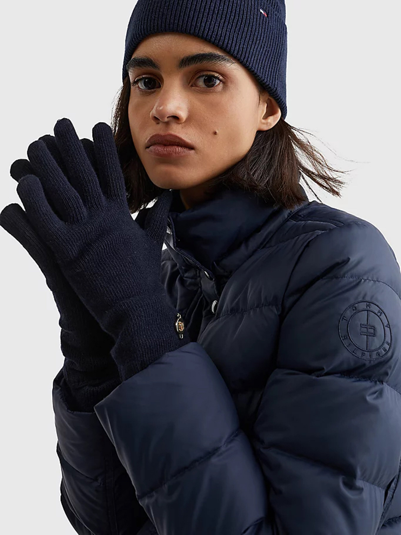 Рукавиці Tommy Hilfiger модель AW0AW13907-DW6 Рукавиці Tommy Hilfiger модель AW0AW13907-DW6 Фото