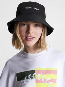 Панама Tommy Hilfiger Logo Embroidery Bucket модель AW0AW14989-BDS Фото