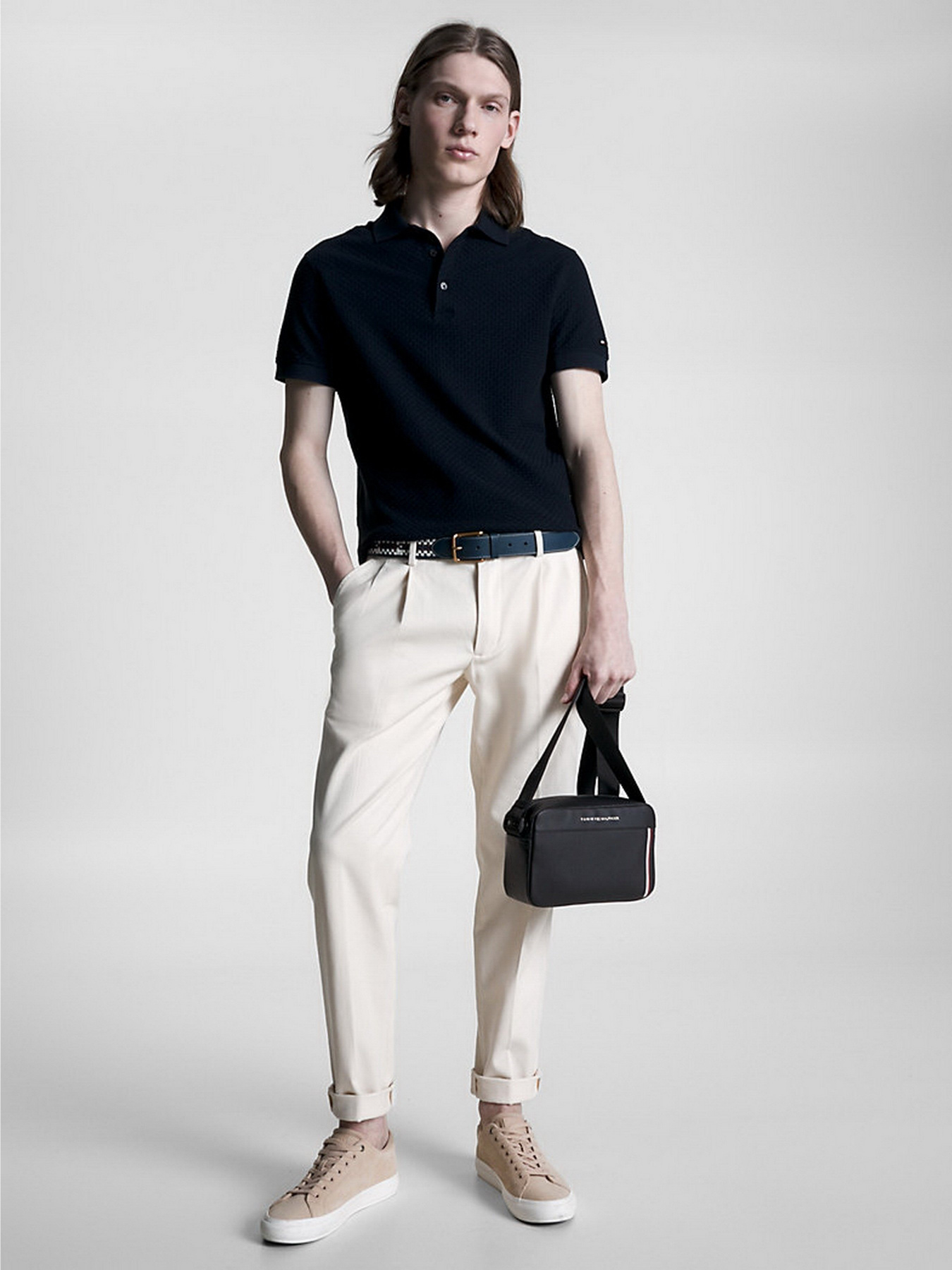 Мессенджер Tommy Hilfiger Pique Pu Ew Reporter модель AM0AM11382-BDS Фото