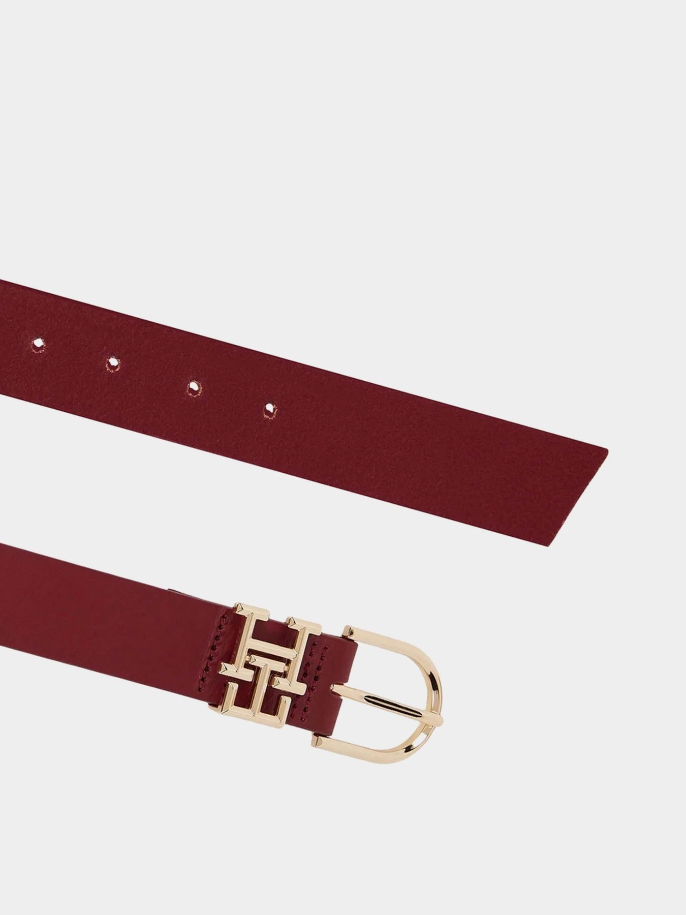 Ремень Tommy Hilfiger LUXE LEATHER MONOGRAM KEEPER модель AW0AW14943-XJS Фото