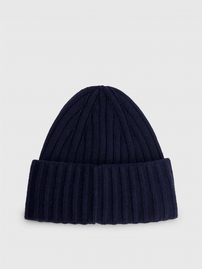 Шапка Tommy Hilfiger ICONIC MONOGRAM EMBROIDERY BEANIE модель AW0AW15153-DW6 — фото - INTERTOP