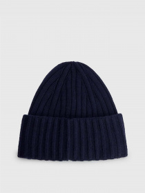 Шапка Tommy Hilfiger ICONIC MONOGRAM EMBROIDERY BEANIE модель AW0AW15153-DW6 Фото