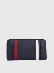 Кошелек Tommy Hilfiger SIGNATURE MONOGRAM LARGE ZIP-AROUND модель AW0AW15119-DW6 Фото