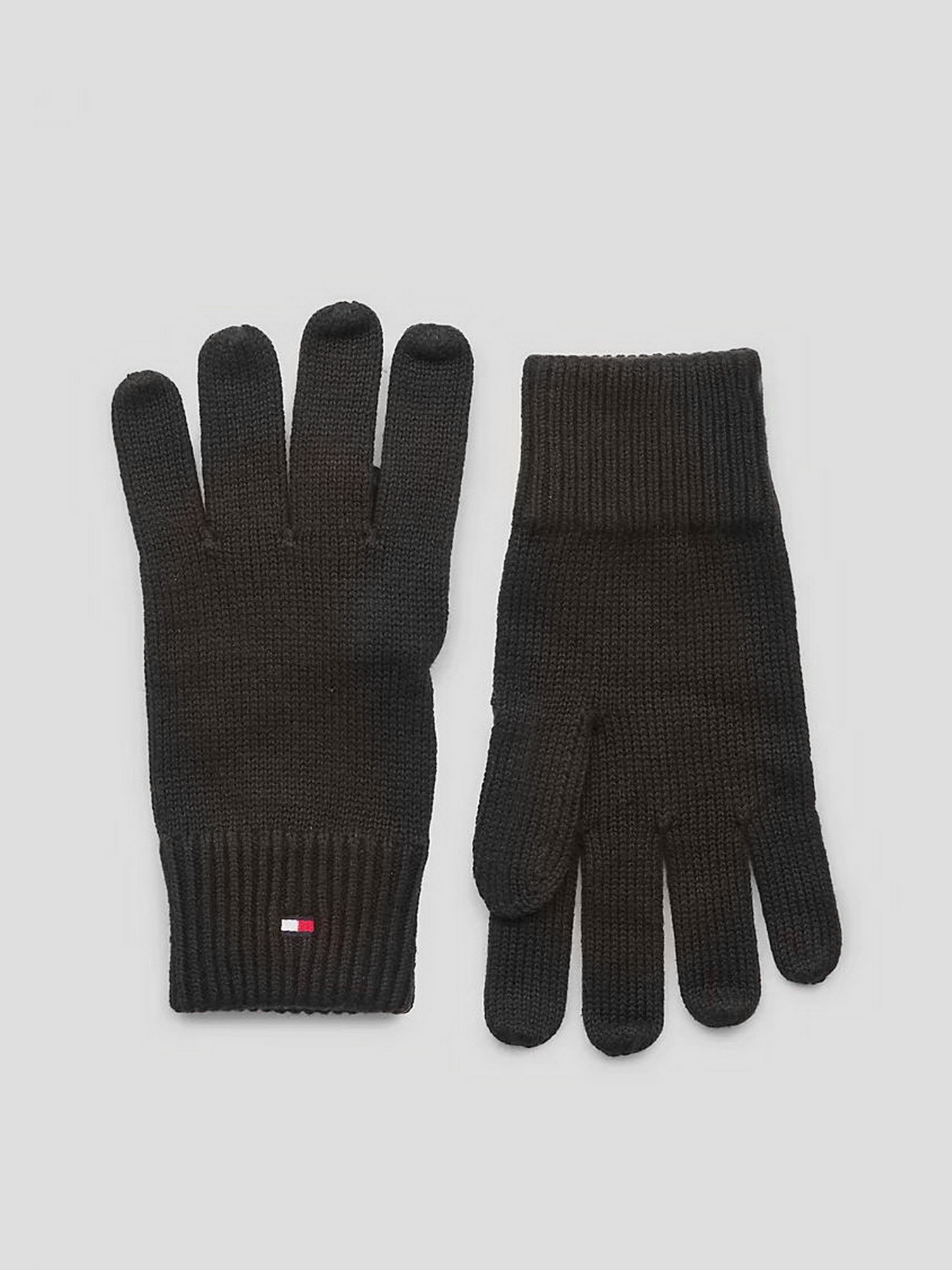 Варежки Tommy Hilfiger Essential Flag Knitted Gloves модель AM0AM11048-BDS Фото