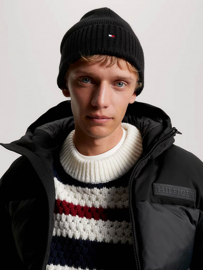 Шапка Tommy Hilfiger Essential Flag Beanie модель AM0AM10337-BDS — фото 3 - INTERTOP