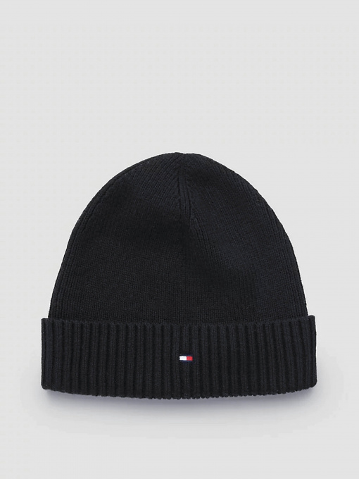 Шапка Tommy Hilfiger Essential Flag Beanie модель AM0AM10337-BDS Фото