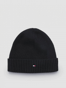 Шапка Tommy Hilfiger Essential Flag Beanie модель AM0AM10337-BDS Фото