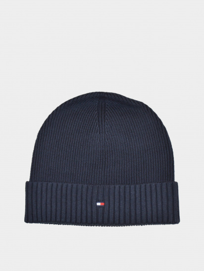 Шапка Tommy Hilfiger Essential Flag Beanie модель AM0AM10337-DW6 — фото - INTERTOP