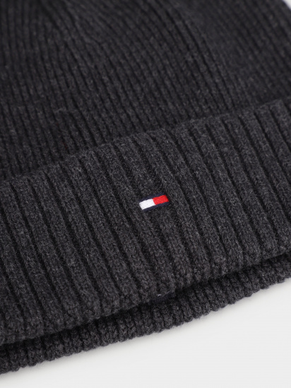 Шапка Tommy Hilfiger Essential Flag Beanie модель AM0AM10337-PA7 — фото 3 - INTERTOP